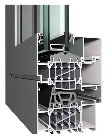 Термоизолированная оконно-дверная система Reynaers CS 86-HI